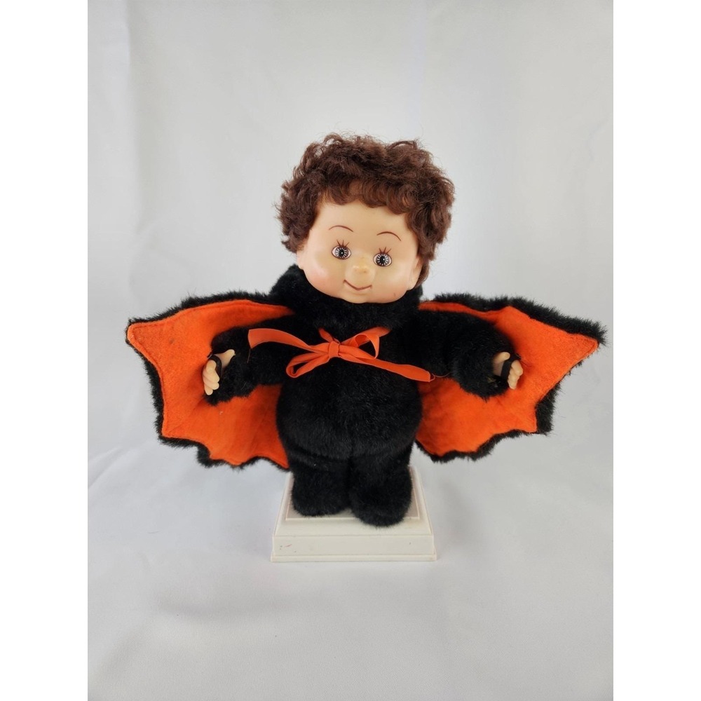 Santas Best Halloween Kids 12" Bat Boy Doll Motionette Vintage Trick Treat Moves